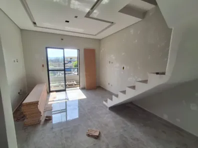 Casa de Condomínio com 3 Quartos à venda, 90m² no Sítio do Campo, Praia Grande