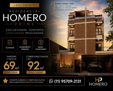 Cobertura com 2 Quartos à venda, 92m² no Vila Homero Thon, Santo André