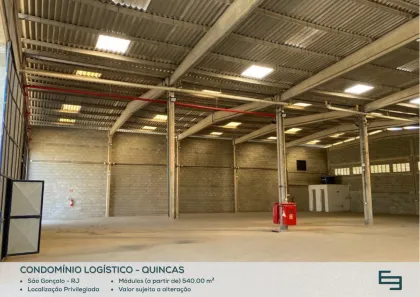 Galpão/Depósito/Armazém para alugar, 540m² no Santa Luzia, São Gonçalo