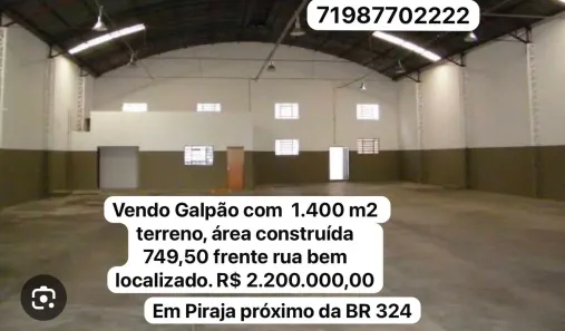 Galpão/Depósito/Armazém à venda, 750m² no Pirajá, Salvador