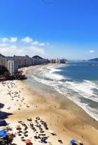 Apartamento com 3 Quartos para alugar, 130m² no Pitangueiras, Guarujá