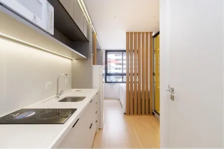 Apartamento com 1 Quarto para alugar, 18m² no Centro, Curitiba