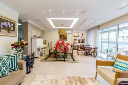 Apartamento com 4 Quartos à venda, 191m² no Gonzaga, Santos