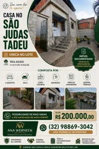 Casa com 3 Quartos à venda, 150m² no São Judas Tadeu, Juiz de Fora