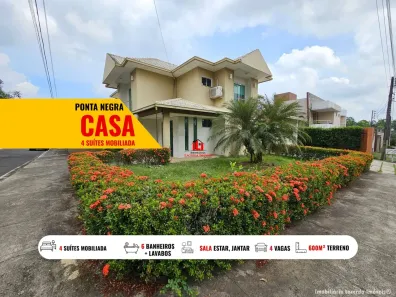 Casa de Condomínio com 4 Quartos à venda, 468m² no Ponta Negra, Manaus