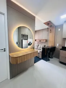 Apartamento com 2 Quartos para alugar, 35m² no Centro, Curitiba