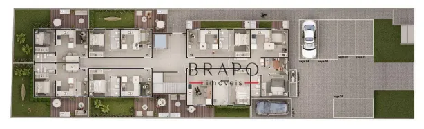 Apartamento com 2 Quartos à venda, 48m² no Cajuru, Curitiba