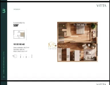 Apartamento com 1 Quarto à venda, 50m² no Ingleses do Rio Vermelho, Florianópolis