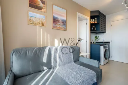 Apartamento com 1 Quarto para alugar, 27m² no Campo Belo, São Paulo