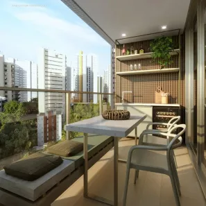Apartamento com 1 Quarto à venda, 37m² no Espinheiro, Recife