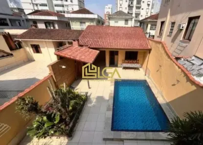 Casa com 4 Quartos para venda ou aluguel, 398m² no Marapé, Santos