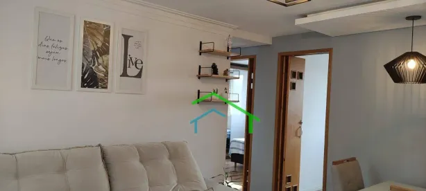 Apartamento com 2 Quartos à venda, 48m² no Vila Silviânia, Carapicuíba