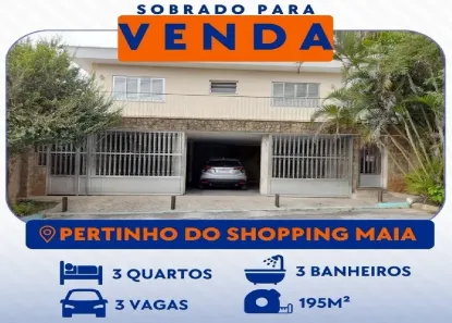 Sobrado com 3 Quartos à venda, 195m² no Jardim Tabatinga, Guarulhos