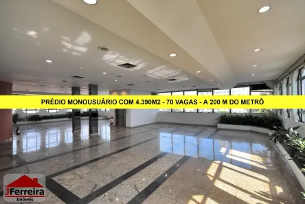 Prédio Comercial com 10 Quartos para alugar, 4390m² no Luz, São Paulo