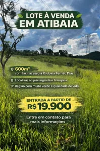 Lote/Terreno à venda, 600m² no Centro, Atibaia