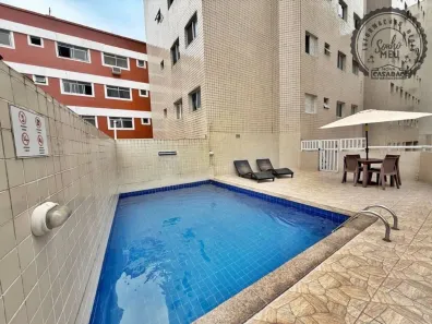 Apartamento com 1 Quarto para alugar, 42m² no Aviação, Praia Grande