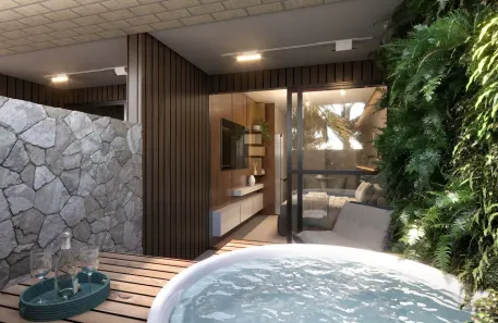 Apartamento com 1 Quarto à venda, 21m² no Porto de Galinhas, Ipojuca