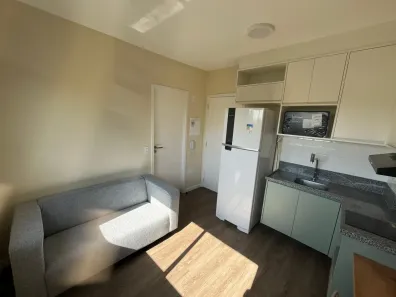 Apartamento com 1 Quarto para alugar, 27m² no Chácara Santo Antônio (Zona Sul), São Paulo