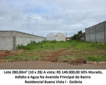 Lote/Terreno à venda, 280m² no Residencial Buena Vista I, Goiânia