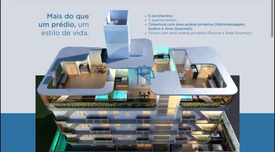 Cobertura com 2 Quartos à venda, 82m² no Bancários, João Pessoa