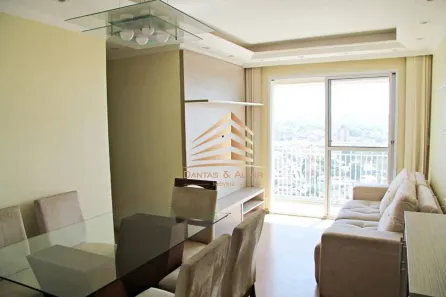 Apartamento com 2 Quartos para alugar, 64m² no Ponte Grande, Guarulhos