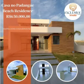 Casa de Condomínio com 3 Quartos à venda, 130m² no Zona de Expansão (Olhos D'Agua), Barra dos Coqueiros
