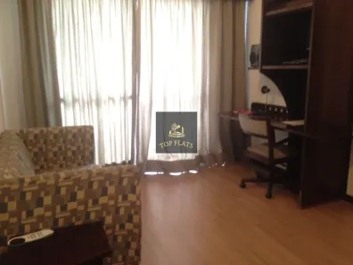 Flat com 1 Quarto para alugar, 34m² no Indianópolis, São Paulo