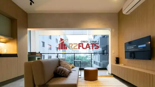 Flat com 1 Quarto para alugar, 55m² no Pinheiros, São Paulo