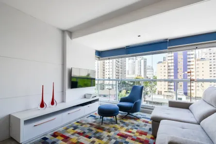 Apartamento com 1 Quarto à venda, 45m² no Indianópolis, São Paulo
