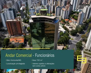 Imóvel Comercial para alugar, 750m² no Funcionários, Belo Horizonte