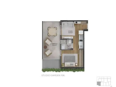 Apartamento com 1 Quarto à venda, 49m² no Centro, Florianópolis