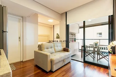 Flat com 1 Quarto para alugar, 35m² no Jardim Paulista, São Paulo