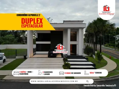 Casa de Condomínio com 3 Quartos para venda ou aluguel, 419m² no Ponta Negra, Manaus