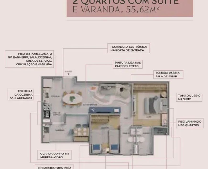 ESSENZA HOME RIVA no São Luiz, Belo Horizonte