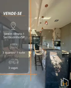 Casa com 3 Quartos à venda, 193m² no Jardim Veneto I, Sertãozinho
