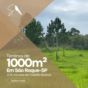 Lote/Terreno à venda, 1000m² no Saboó, São Roque