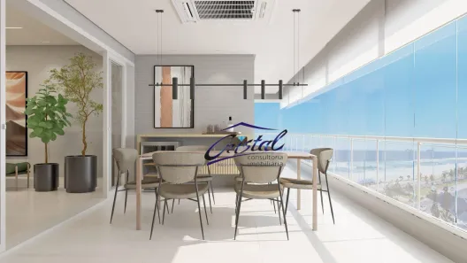 Apartamento com 3 Quartos à venda, 132m² no Canto do Forte, Praia Grande