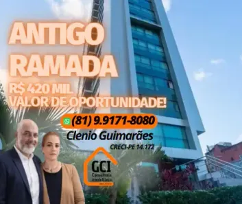 Apartamento com 1 Quarto à venda, 40m² no Boa Viagem, Recife