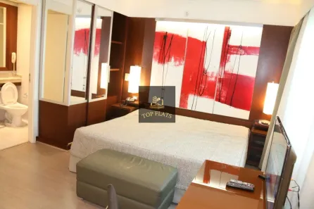 Flat com 1 Quarto para alugar, 30m² no Indianópolis, São Paulo