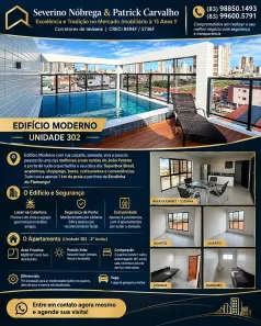 Apartamento com 3 Quartos à venda, 60m² no Bessa, João Pessoa