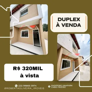 Sobrado com 2 Quartos à venda, 70m² no Recreio, Rio das Ostras