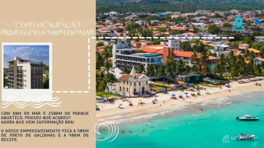 Flat com 1 Quarto à venda, 28m² no Tamandaré, Tamandaré