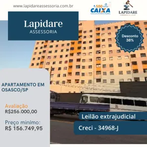 Apartamento com 2 Quartos à venda, 36m² no Santo Antônio, Osasco
