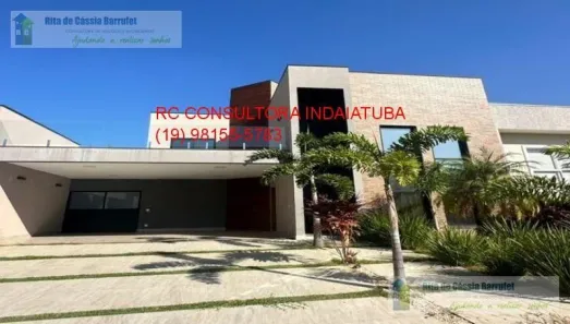 Casa de Condomínio com 3 Quartos à venda, 300m² no Jardim Residencial Maria Dulce, Indaiatuba