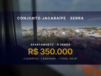 Apartamento com 2 Quartos à venda, 50m² no Conjunto Jacaraípe, Serra