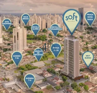 Apartamento com 2 Quartos à venda, 63m² no Jardim América, Goiânia