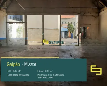 Galpão/Depósito/Armazém para alugar, 500m² no Mooca, São Paulo