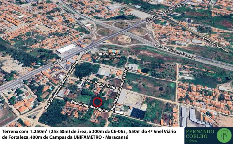 Lote/Terreno à venda, 1250m² no Parque Tijuca, Maracanaú