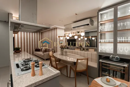 Apartamento com 3 Quartos à venda, 77m² no Vila Rosa, Goiânia