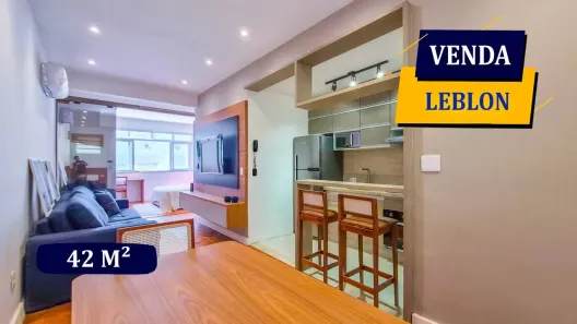 Apartamento com 1 Quarto à venda, 42m² no Leblon, Rio de Janeiro